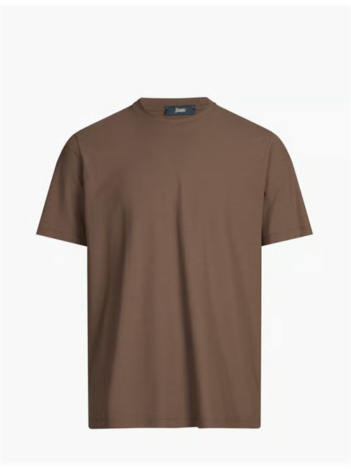COTTON T-SHIRT HERNO | JG000166U.520058800 MORO